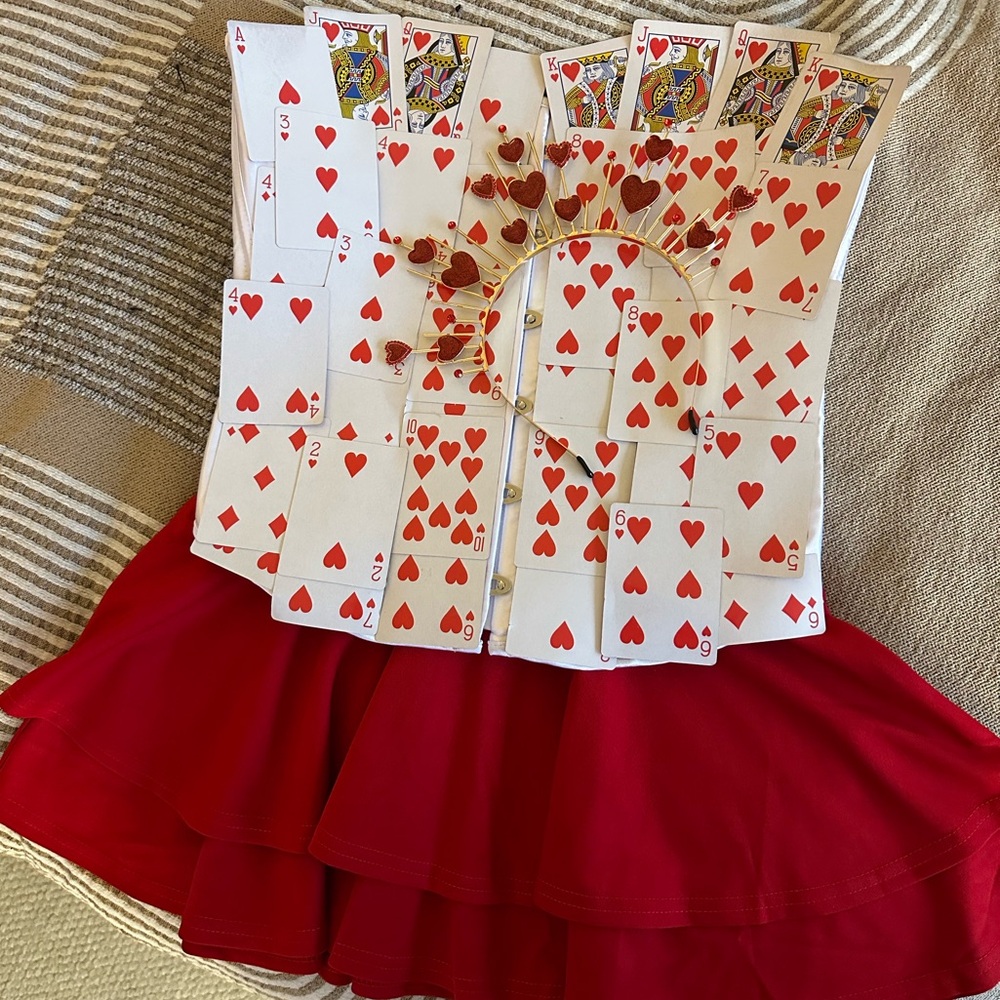 Handmade Queen of Hearts Costume